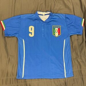 Italia Mario Balotelli Soccer Jersey - Blue (Youth)